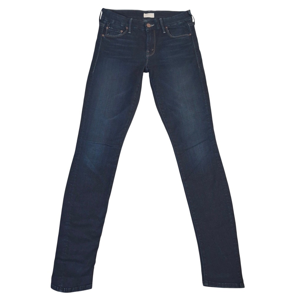 Mother The Looker Skinny Jeans Women's Size 25 No Play Dark Wash Indigo Made USA